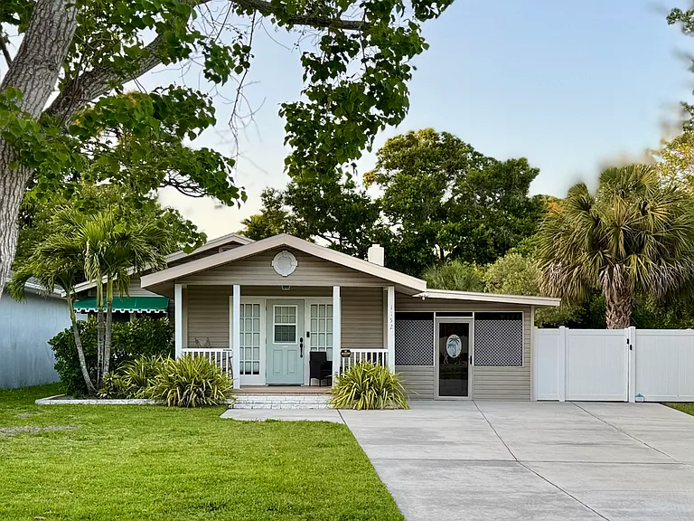 Street view with driveway parking for 2 cars
