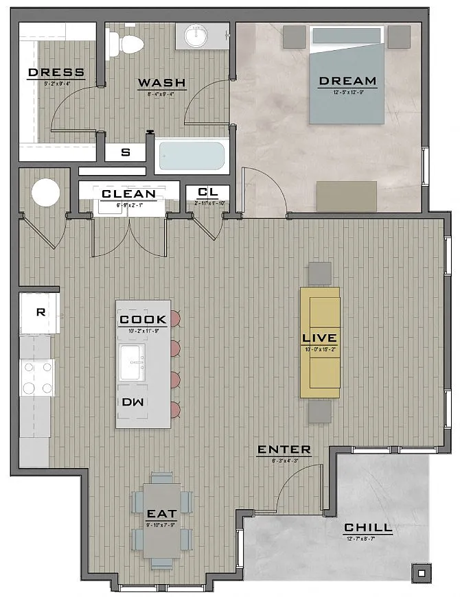 Floor plan A2 - cottage