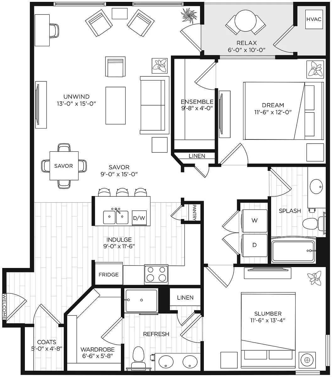 Floor plan B3