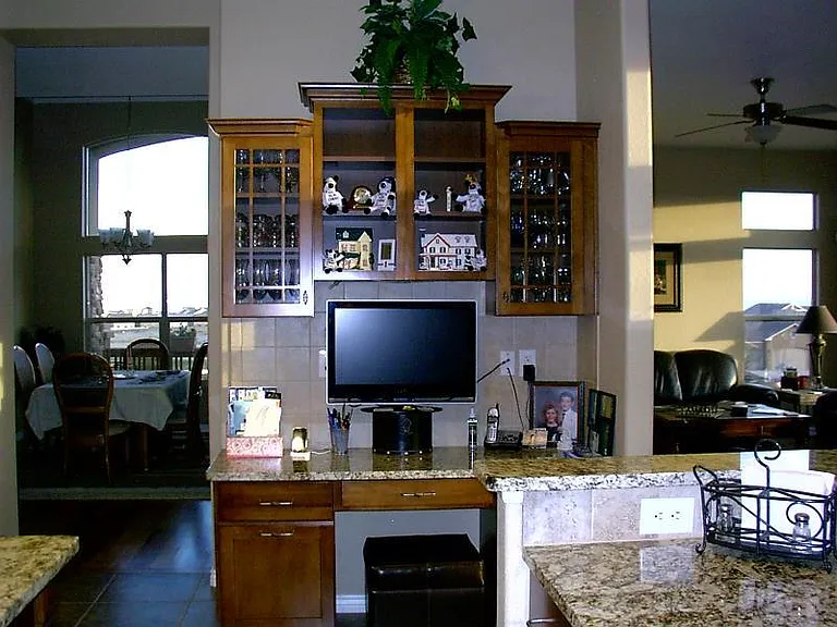 Desk in Kitchen