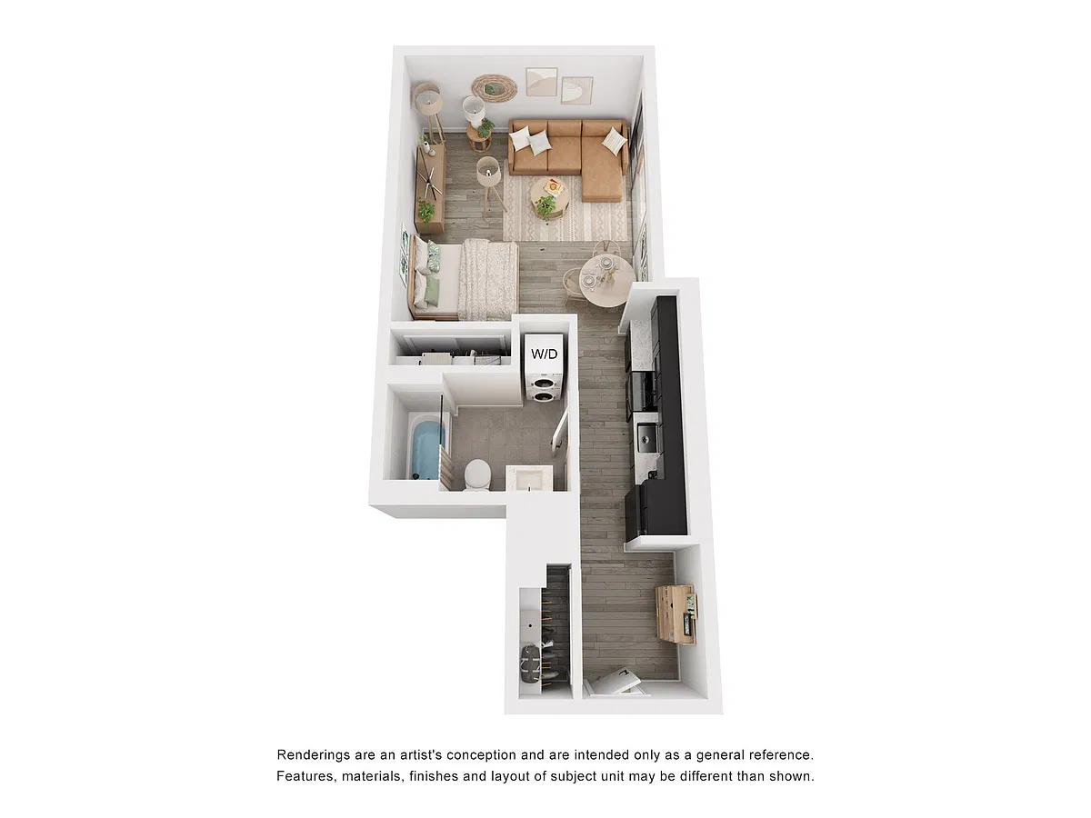 Floor plan Studio H