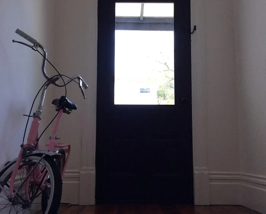 Front hall, higher ceilings