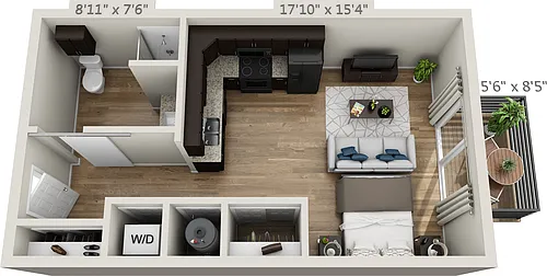Floor plan Studio