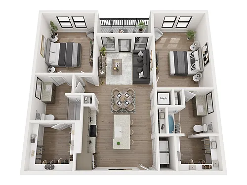 Floor plan B2A