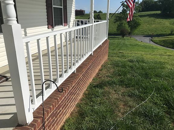 New porch railings 