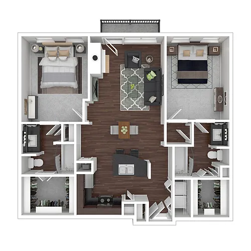Floor plan B2 Bluff