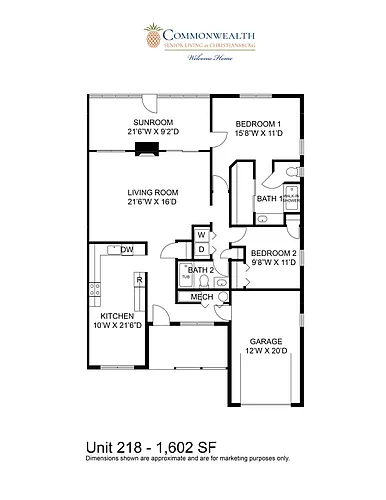 Floor plan 218