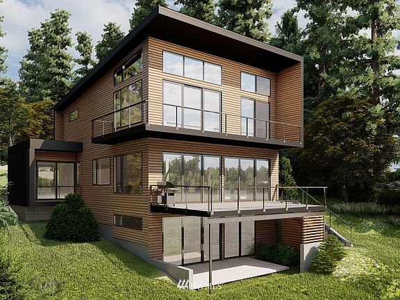 Architect rendering of potential future home on this lot