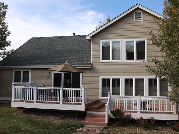 View of back of home