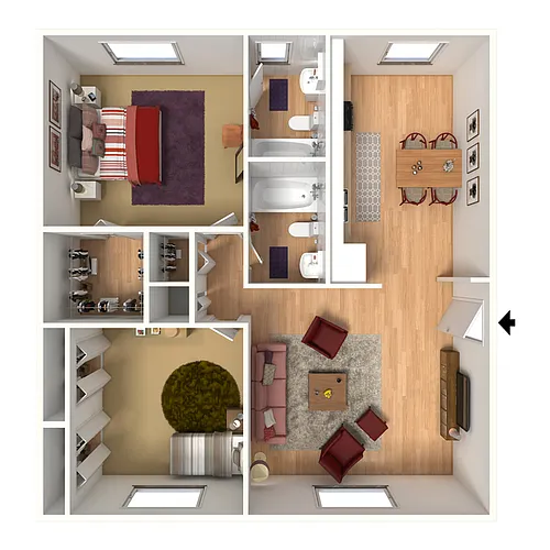 Floor plan B2