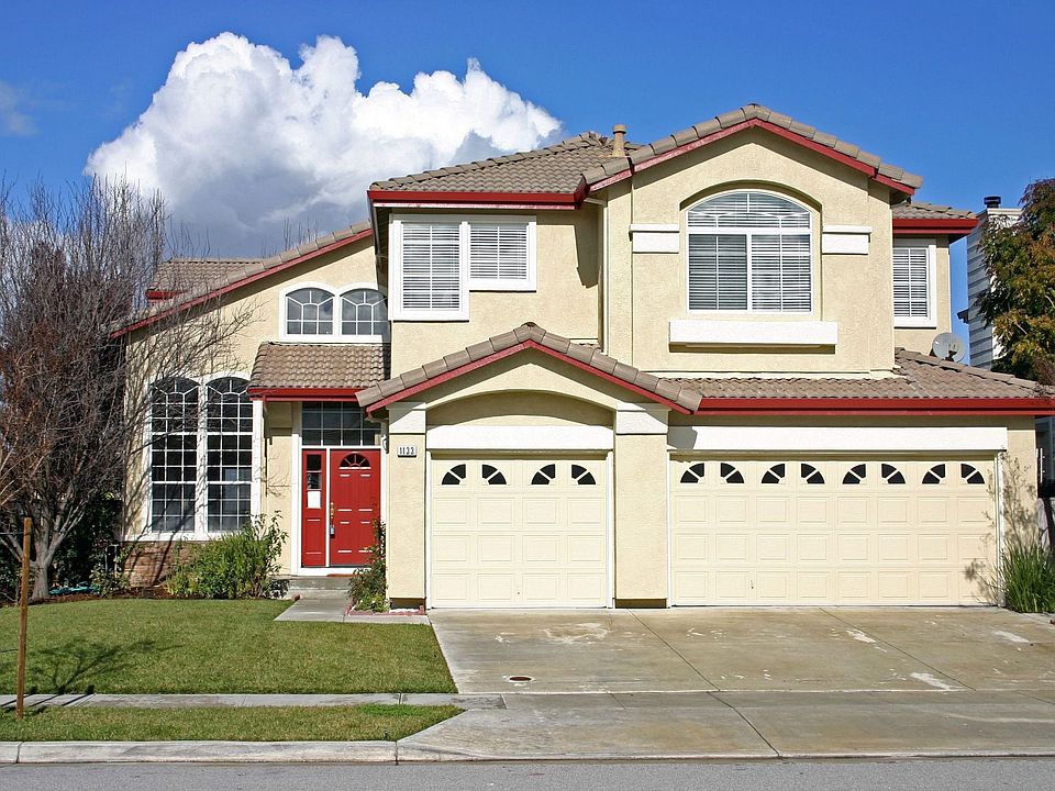 Front of home freshly painted