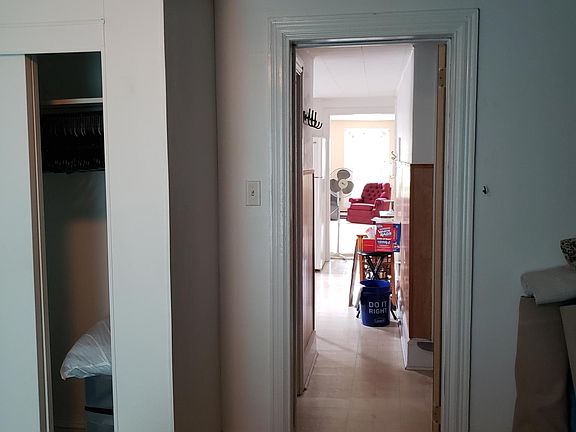 View from bedroom through unit.