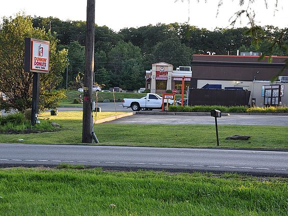 Across Dunkin Donuts & Wendy