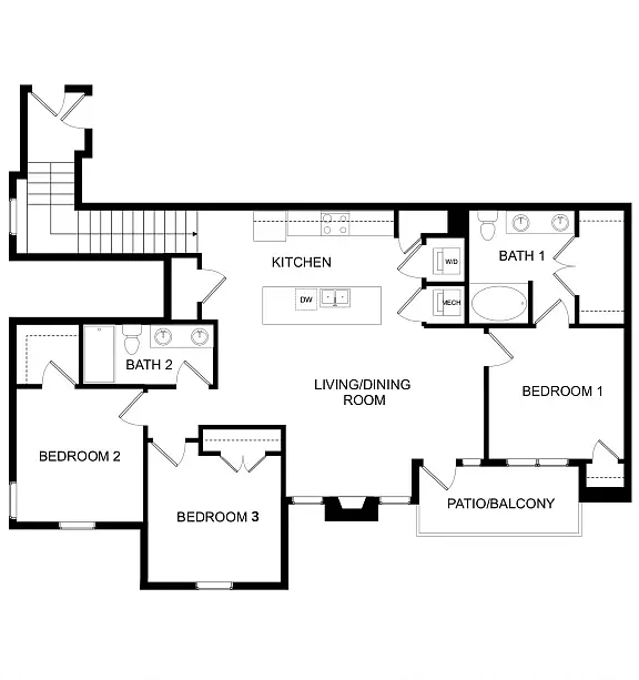 Floor plan 3x2 Magellan