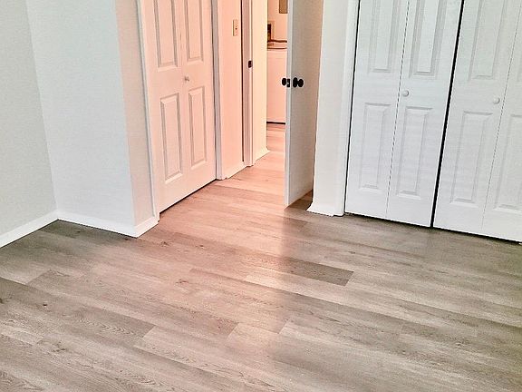 Bedroom with two closets