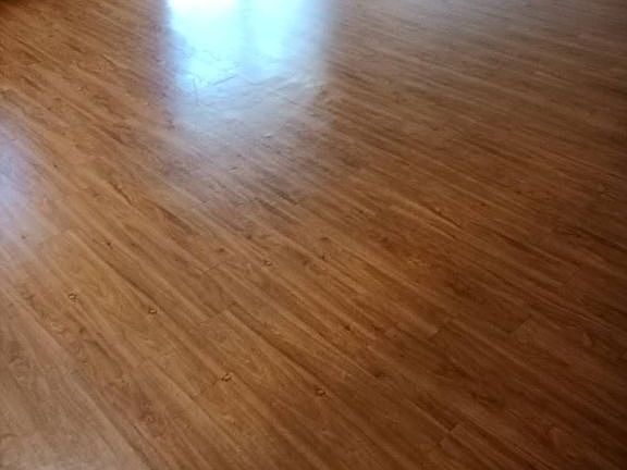 Downstairs laminate floors