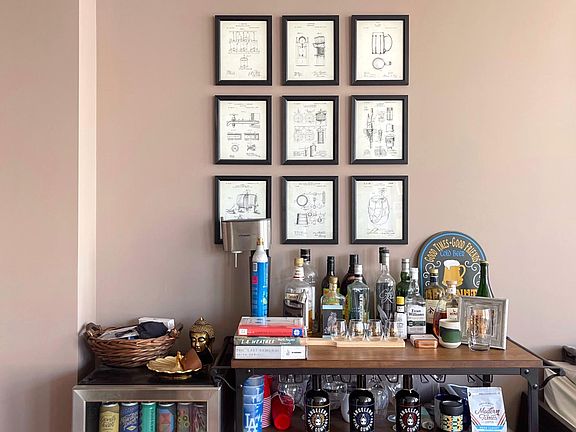 A clean and open space, perfect for entertaining.