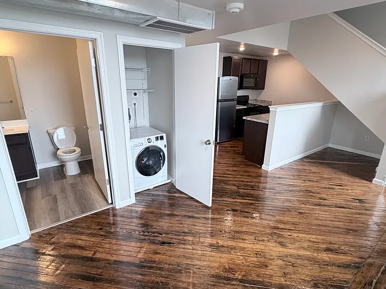 Family room + Laundry area