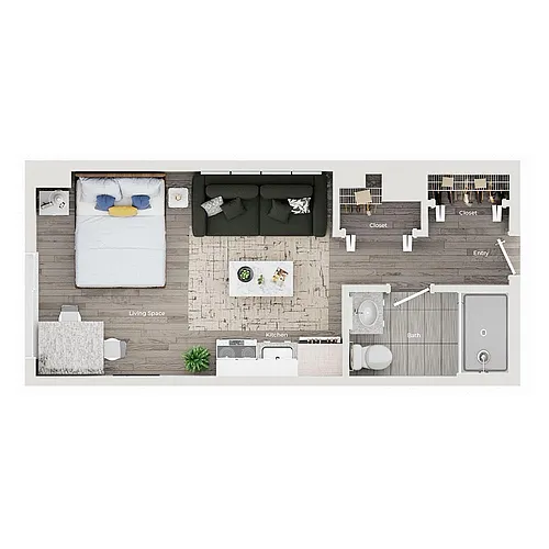 Floor plan S1 Furnished