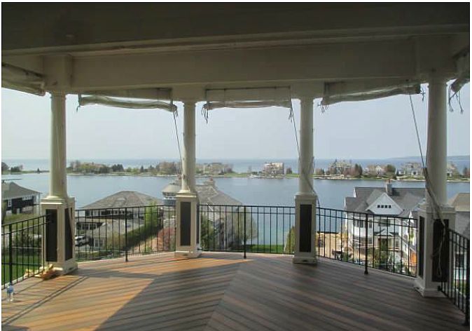 View from the main floor