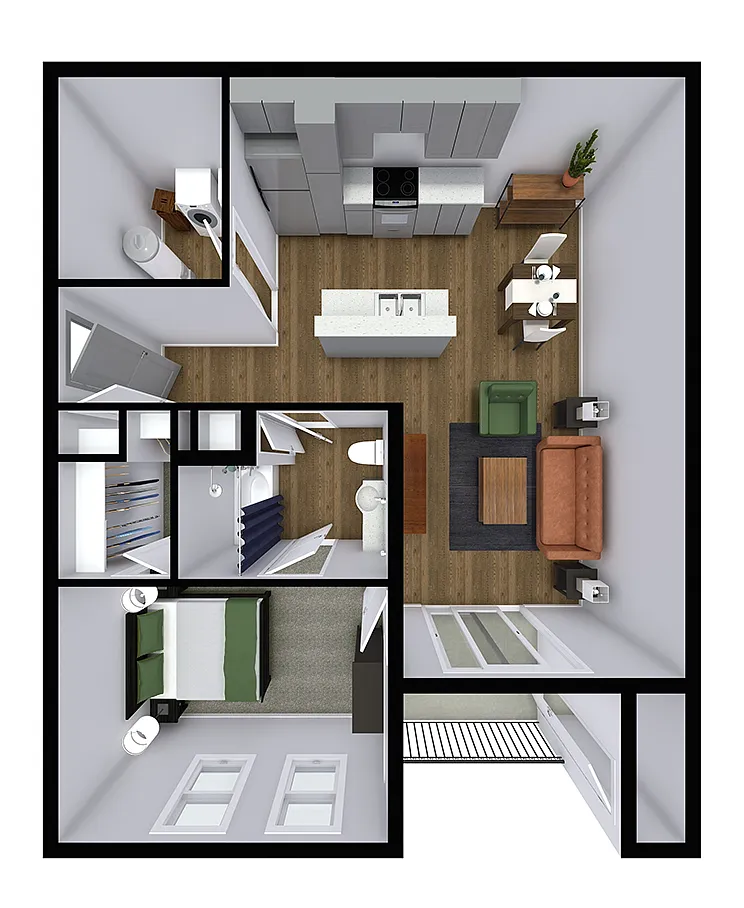 Floor plan Portico
