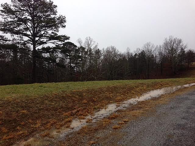 View of land from st corner