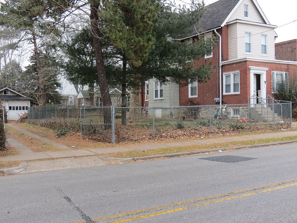 Front View -  Side Yard and House