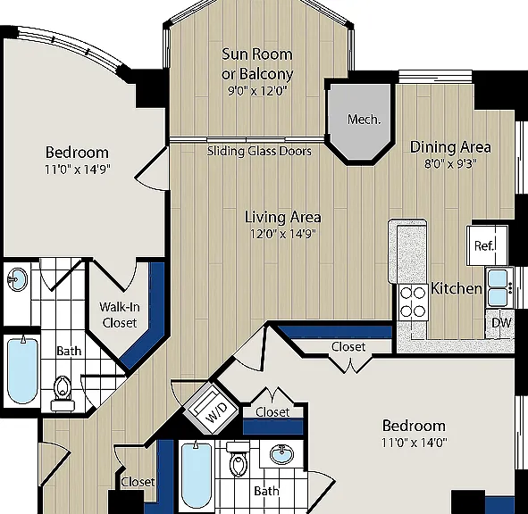 The Braddock Floor Plan The Braddock Floor Plan