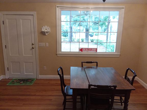 Front entrance and dining room from kitchen.