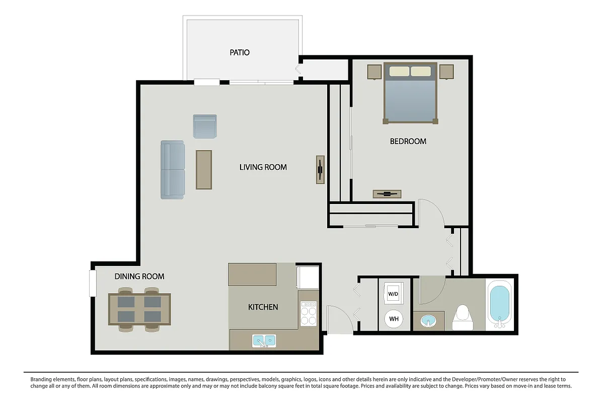 Floor plan Plan 1B