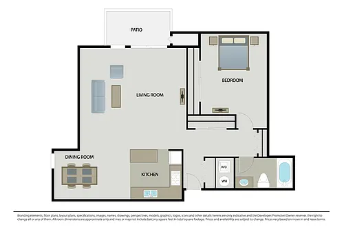 Floor plan Plan 1B