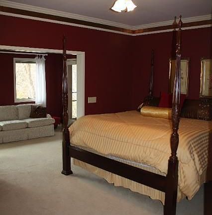 The master bedroom has large walk-in closet and is adjacent to a home office!