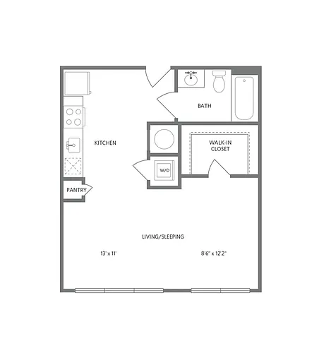 Floor plan S06 - Studio