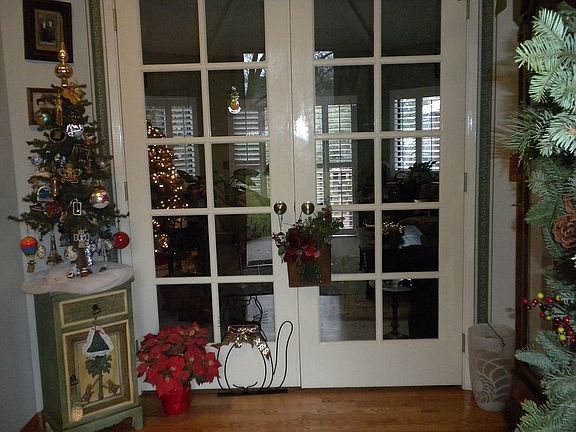 entry way; living room