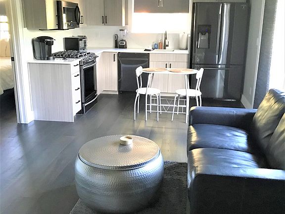 Living room and kitchen