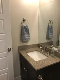 Downstairs bath (view from shower/tub)
