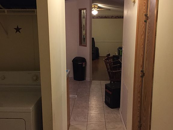 Bed and bath hallway