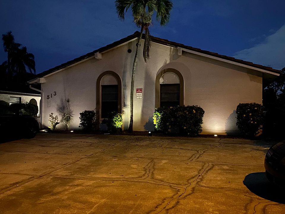 Evening at the property