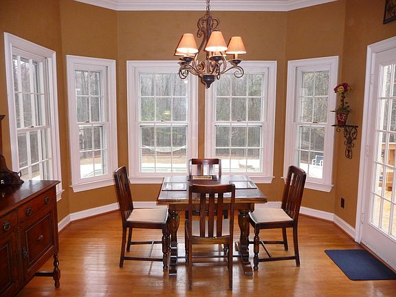 Eat-In Area w/View of the Pool and Private Woods