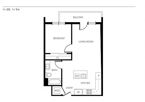 Floor plan 1A