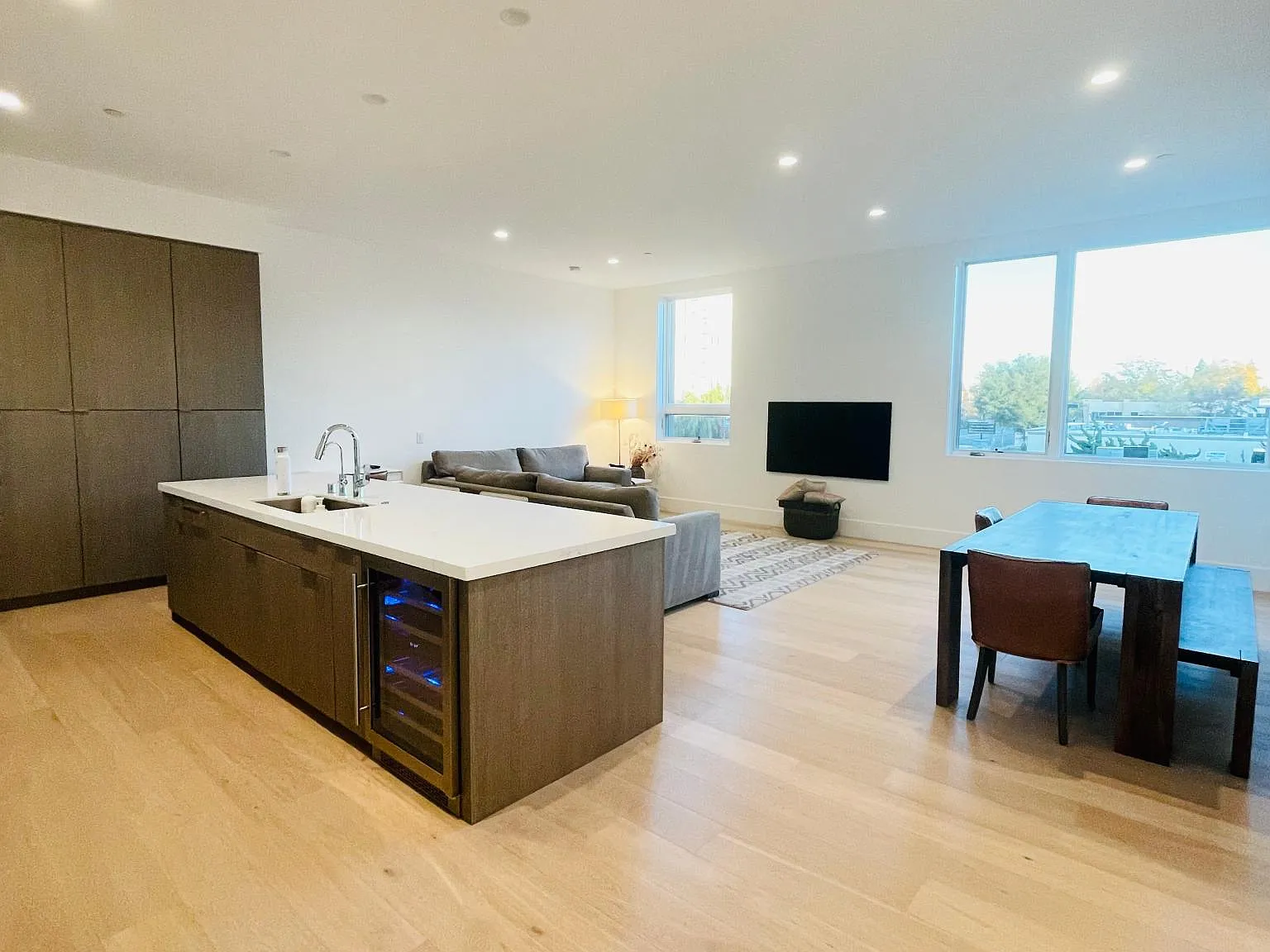 Spacious living with 10-foot ceilings