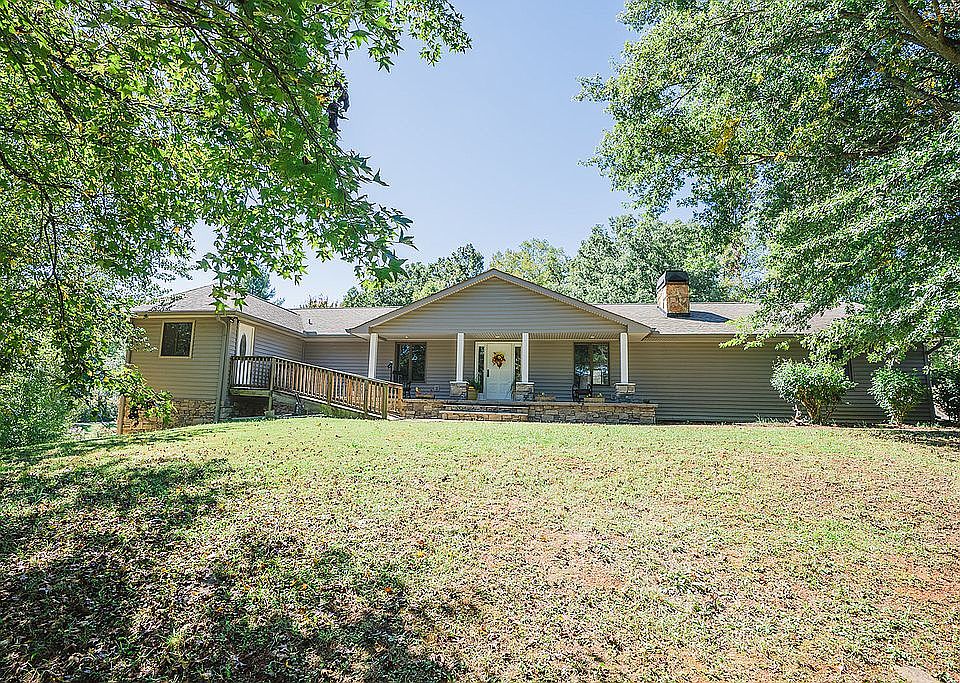 Front of house, with ramp