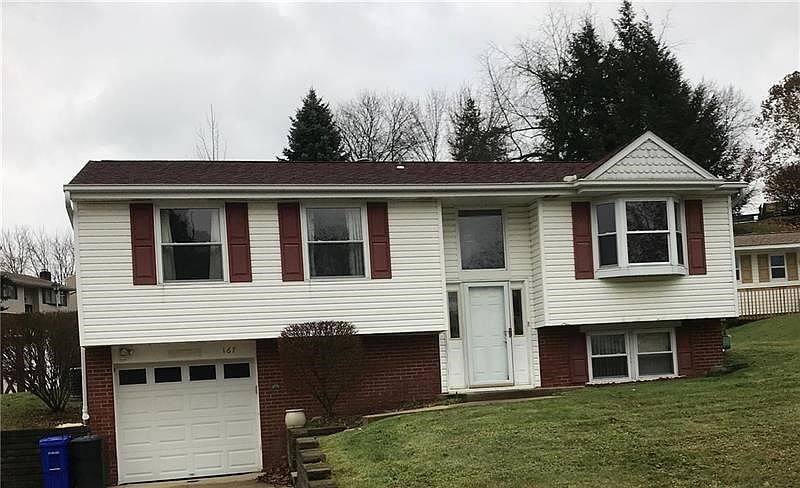 This Lovely Ranch sits on a Large Corner Lot.