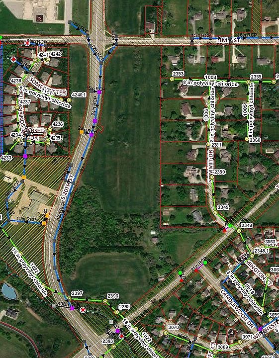 Sewer Line in Green