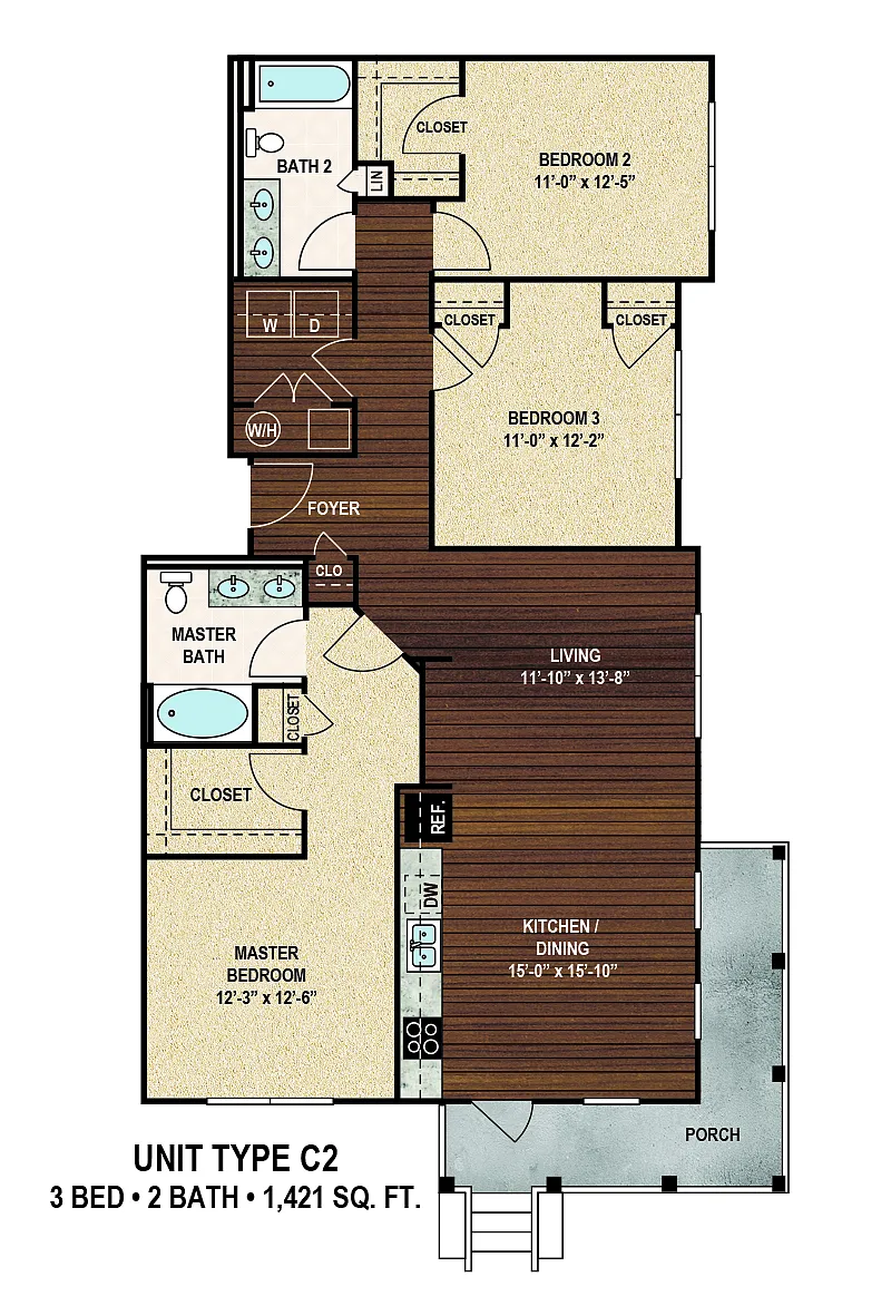 Floor plan Turquoise