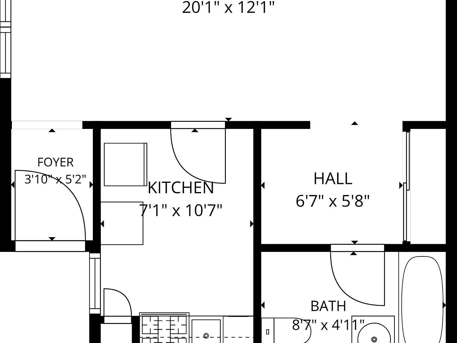Studio, 441 sqft, $1,995 — Photo 2