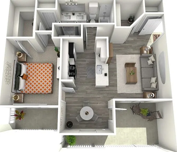 1 bed, 1.0 bath, 802 sqft, $1,480 — Photo 3