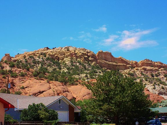 Front yard hogback view