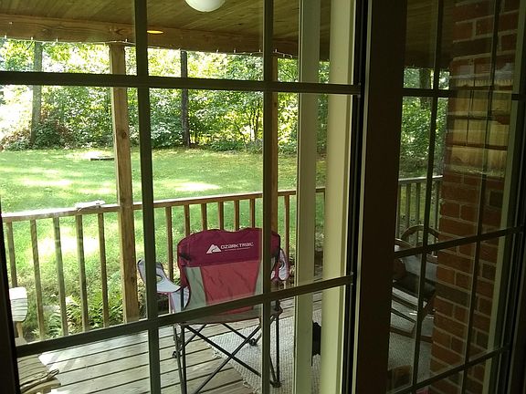 View from living room slider