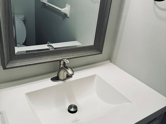 Downstairs powder room